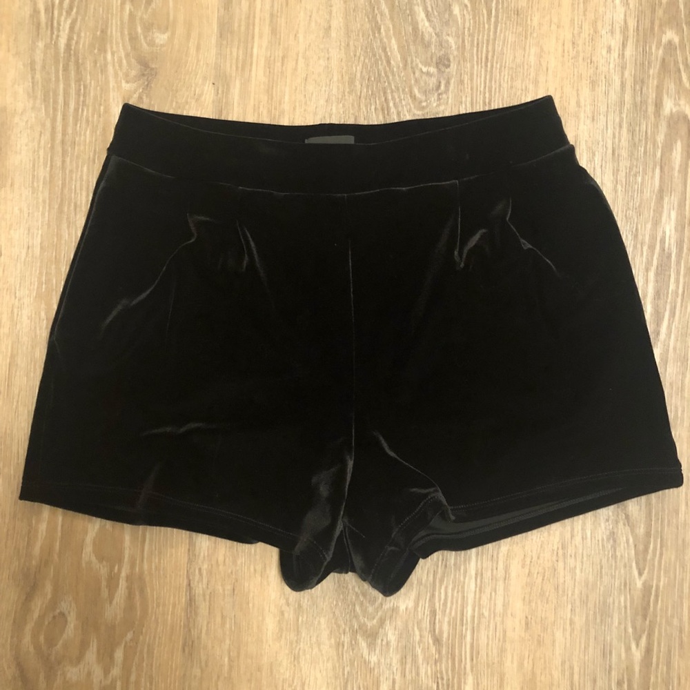Velvet High Waisted Shorts